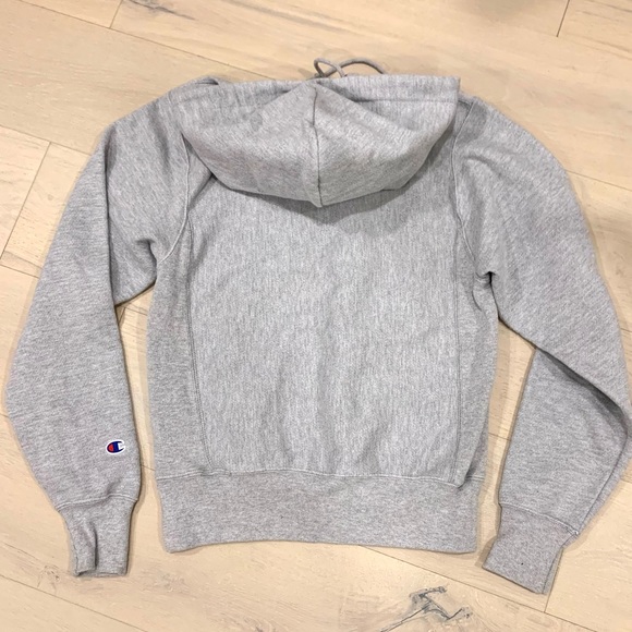 Champion reverse weave hoodie oxford grey Mens size XS - Picture 3 of 6